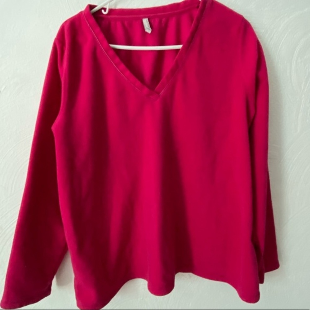 Old Navy Shirt Women’s Size XL Long Sleeve Pink Pull Over Warm Winter